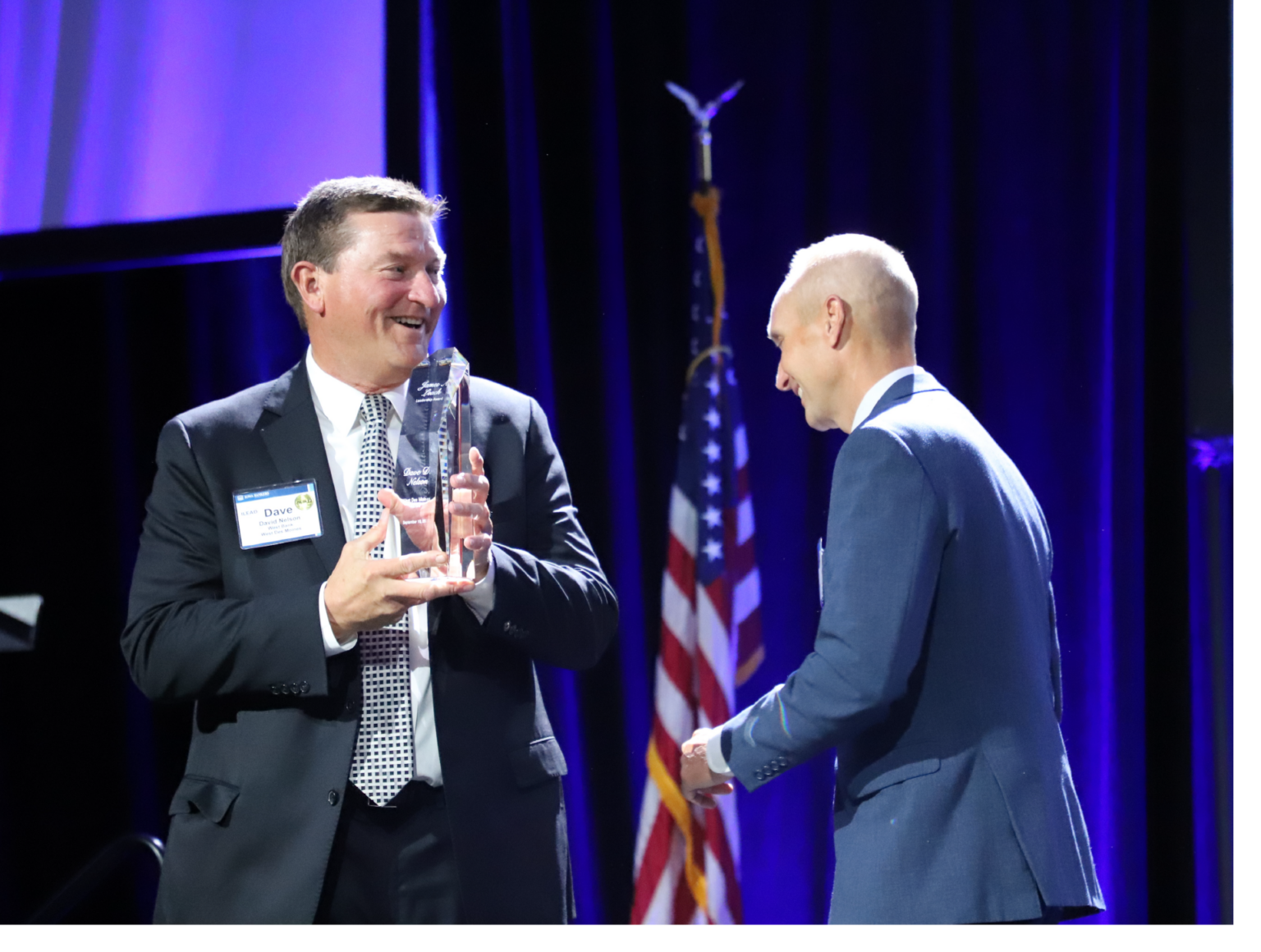 CEO Dave Nelson Awarded the James A. Leach Leadership Award | West Bank